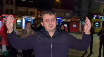 Bartın'da Küresel Sumud Filosu Protestosu