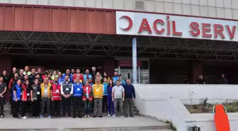 Kafkas Üniversitesi'nde Deprem Tatbikatı Gerçekleştirildi