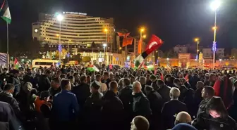 Kayseri'de İsrail Ordusuna Tepki Gösterildi