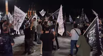 Mersin'de Küresel Sumud Filosu'na Destek Gösterisi