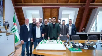 Bursaspor'dan Başkan Enes Çelik'e Doğum Günü Kutlaması