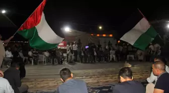 Şanlıurfa'da Gazze İçin Nöbet Tutma Eylemi