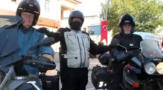 İsviçreli Motosiklet Tutkunları Bayburt'u Keşfetti