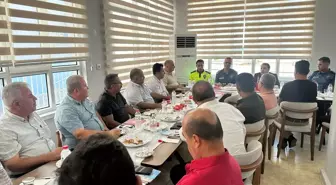 Mersin Anamur'da Muhtarlara Huzur Toplantısı Düzenlendi