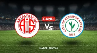 Antalyaspor Rizespor CANLI nereden izlenir? Antalyaspor Rizespor maçı hangi kanalda, nasıl izlenir?