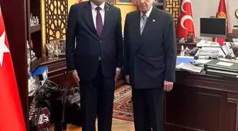 MHP Samsun İl Başkanı Burhan Mucur, Devlet Bahçeli'yi Ziyaret Etti