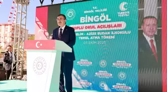 Cumhurbaşkanı Yardımcısı Cevdet Yılmaz Bingöl'de Camii ve Okul Açılışlarına Katıldı