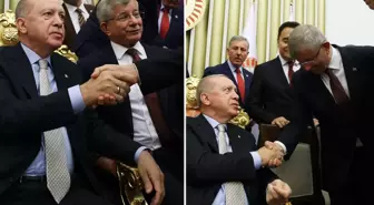 Cumhurbaşkanı Erdoğan ile bir araya gelen Davutoğlu o anları anlattı
