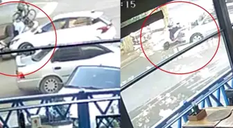Adana'da Motosikletli Kadın İki Defa Aynı Yerde Kaza Geçirdi