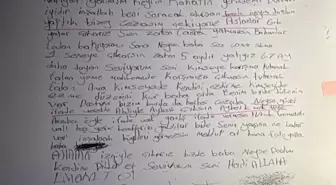 Skandal mektup Minguzzi dosyasına girdi: Sıkma canını 1 seneye çıkarsın