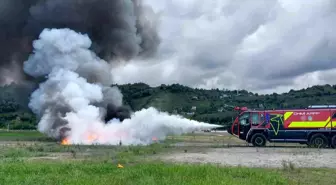 Ordu-Giresun Havalimanı'nda Acil Durum ve Yangın Tatbikatı Gerçekleştirildi