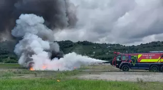 Ordu Giresun Havalimanı'nda Acil Durum ve Yangın Tatbikatı Yapıldı