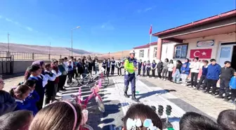Selim'de Öğrencilere Trafik Eğitimi Verildi