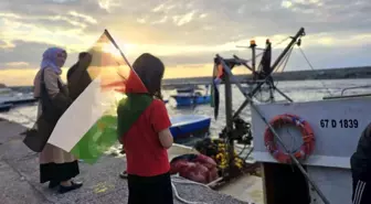 Kilimli Limanı'nda Gazze Katliamı Protestosu