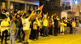Ceylanpınar'da Filistin'e Destek Konvoyu