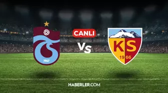 Trabzonspor Kayserispor CANLI nereden izlenir? Trabzonspor Kayserispor maçı hangi kanalda, nasıl izlenir?