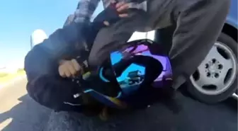 Kayseri'de Yol Verme Kavgası: Kadın Motosiklet Sürücüsü Darbedildi