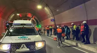 Yeni Zigana Tüneli'nde Yangın Tatbikatı Yapıldı