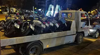 Adana'da Motosiklet Denetimlerinde 526 Araç Trafikten Men Edildi