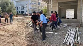Fethiye'de İnşaatta Kaza: Genç İşçi Yaralandı