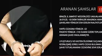 Bingöl'de 35 Şüpheli Yakalandı
