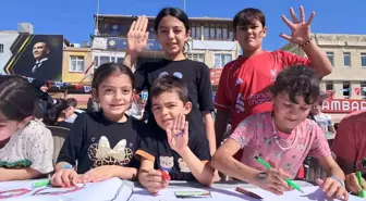 Kilis'te Çocuklar, Gazze İçin Resimlerle Destek Verdi