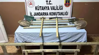 Kütahya'da İzinsiz Kazı Operasyonu: 2 Şüpheli Gözaltında