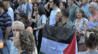 İspanya'da İsrail'e Karşı Büyük Protesto Gösterileri