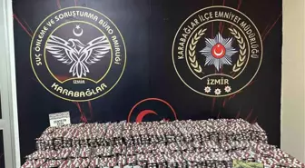 İzmir'de Uyuşturucu Operasyonu: 33 Binden Fazla Sentetik Hap ve Esrar Ele Geçirildi