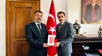 Bozdoğan İlçe Müftüsü, Kaymakam Polat'ı Ziyaret Etti