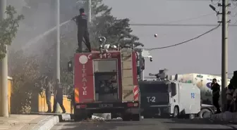 Kilis'teki Kauçuk Fabrikasında Yangın Çıktı