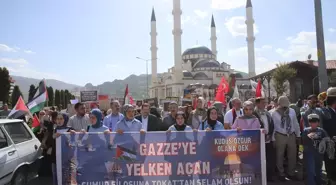Tokat'ta Filistin'e Destek Yürüyüşü Düzenlendi