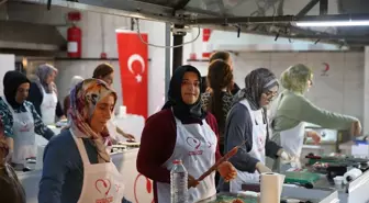 Türk Kızılay'dan Depremzede Kadınlara Aşçılık Atölyesi