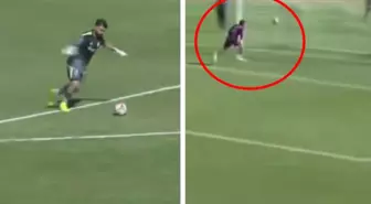 Türkiye'de kaleden kaleye inanılmaz gol