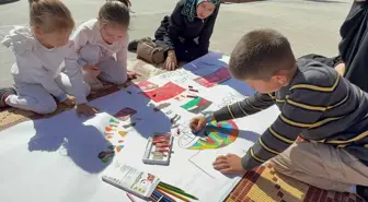 Yozgat'ta Filistinli Çocuklar İçin Sanat Etkinliği Düzenlendi