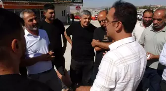 Adıyaman'da Oto Kurtarıcılar ve Nakliyeciler Kantar Zorunluluğuna Karşı Eylem Düzenledi