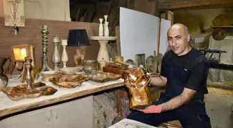 Polis Memuru Erol Kaçar'ın Ahşap Sanatı İle Tanışması