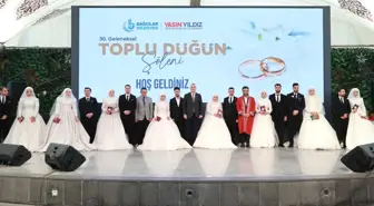 Bağcılar'da 30. Geleneksel Toplu Düğün Şöleni Düzenlendi