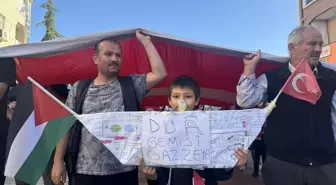 Karaman'da Filistin'e Destek Yürüyüşü Düzenlendi