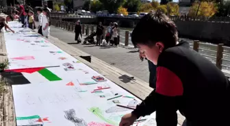 Kars ve Iğdır'da Filistinli Çocuklar İçin Sanat Etkinliği Düzenlendi