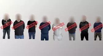 Kırmızı Bültenle Aranan 8 Suçlu Yakalandı