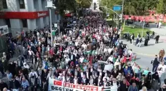 Sakarya'da 'Özgürlüğe Yürüyoruz' Etkinliği: Filistin'e Destek Yürüyüşü