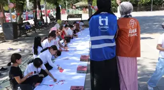 Siirt'te Filistinli Çocuklar İçin Resim Etkinliği Düzenlendi