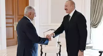 Aliyev, Binali Yıldırım ile Görüştü