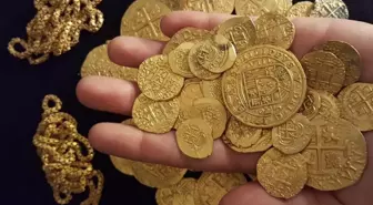 Batan geminin enkazından 1 milyon dolarlık hazine çıkarıldı! Para dalgıçlara verilecek