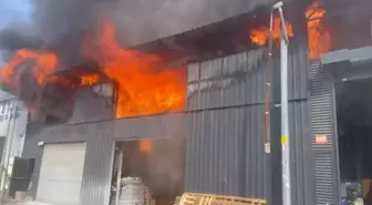 Beylikdüzü'nde fabrikada yangın -1