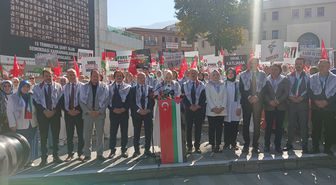Gazze İçin Sessiz Çığlık Etkinliği Bursa'da Düzenlendi