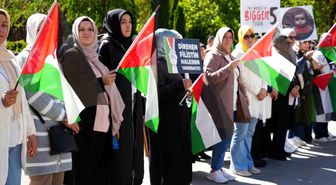 Erzurumlu kadınlardan Gazze'ye destek