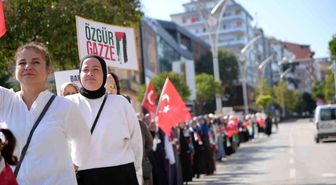 Gazze için 'Sessiz Çığlık Zinciri'