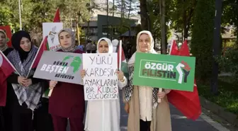 Gümüşhane'de 'Gazze İçin Sessiz Çığlık' Yürüyüşü Düzenlendi
